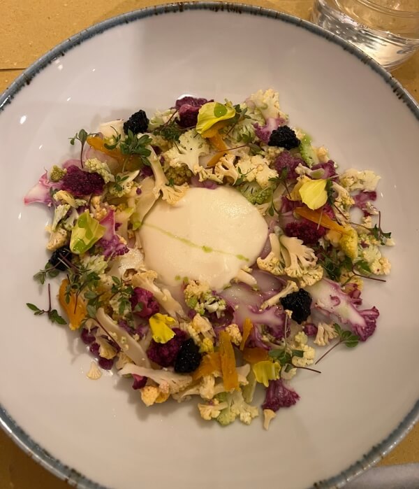 Cauliflower Salad appetizer by Crespo