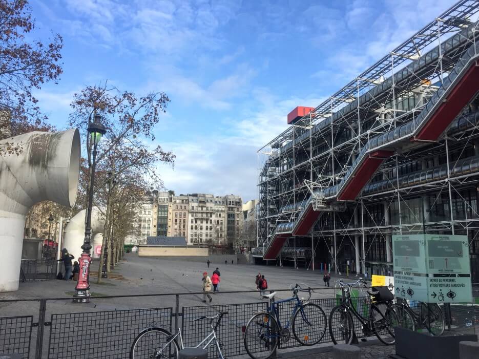 The Centre Pompidou in Paris France