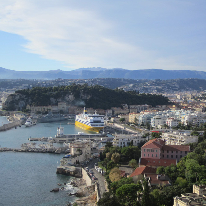 City on the French coast