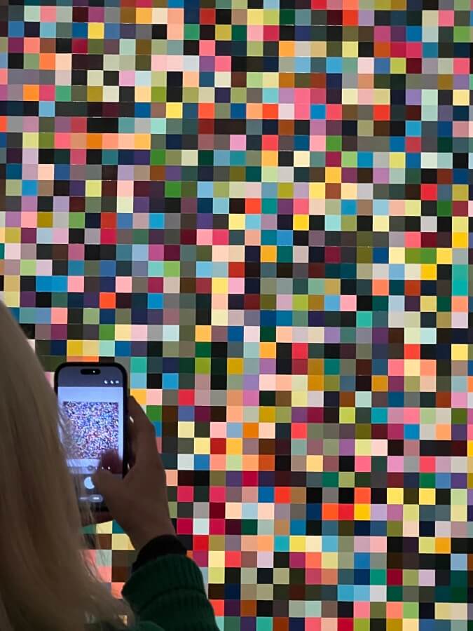 Colored squares by Gerhard Richter