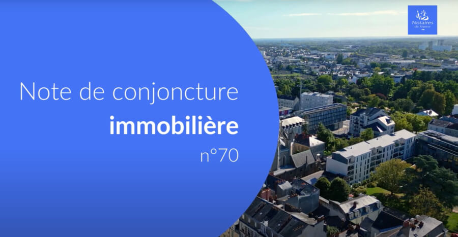 Cover for the Note de Conjoncture Immobliere in France