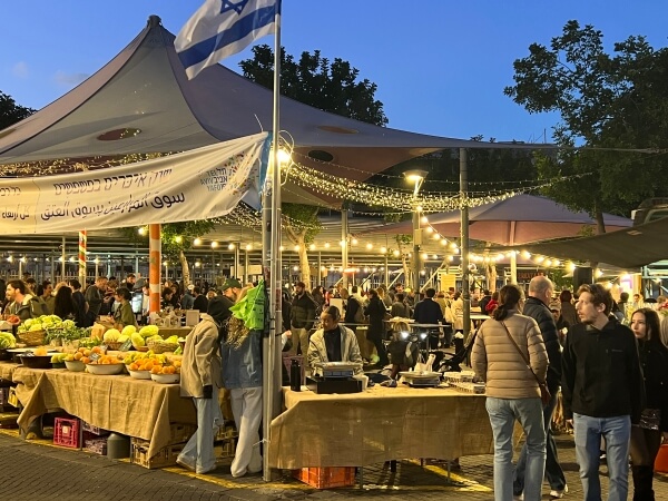 Farmers market in Jaffa