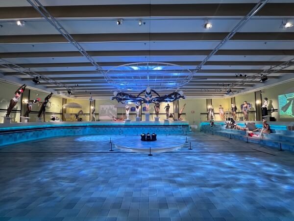 Gottex bathing suits on exhibit at the Design Museum in Tel Aviv