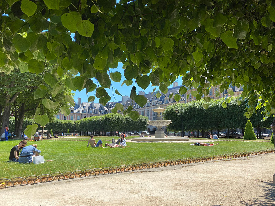 A Sunny Day at Place des Vosges