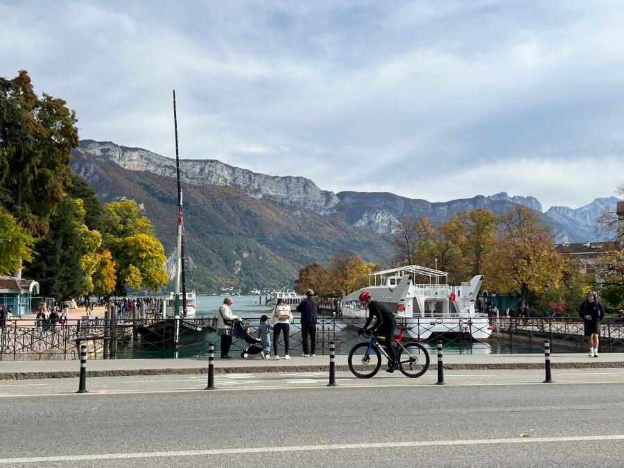 The port in Annecy, France
