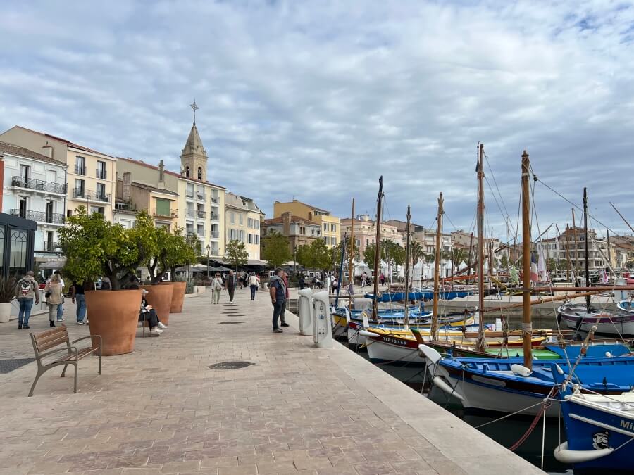 The port at Sanary-sur-Mer, France