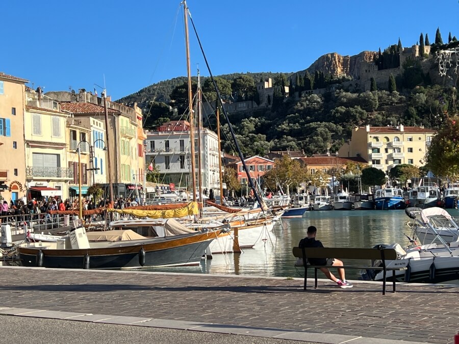 The harbor/port in Cassis, France
