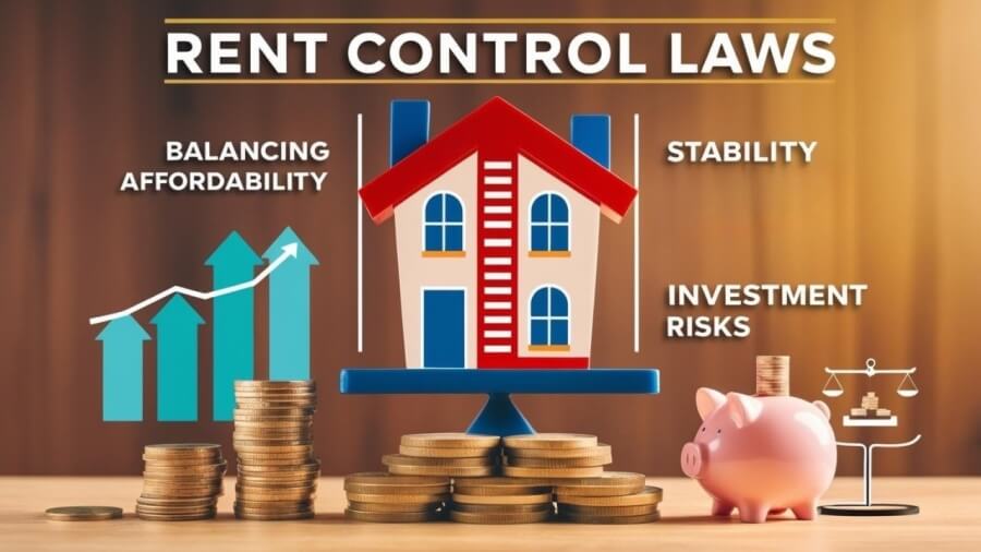Graphic meme on balancing rent control lawa