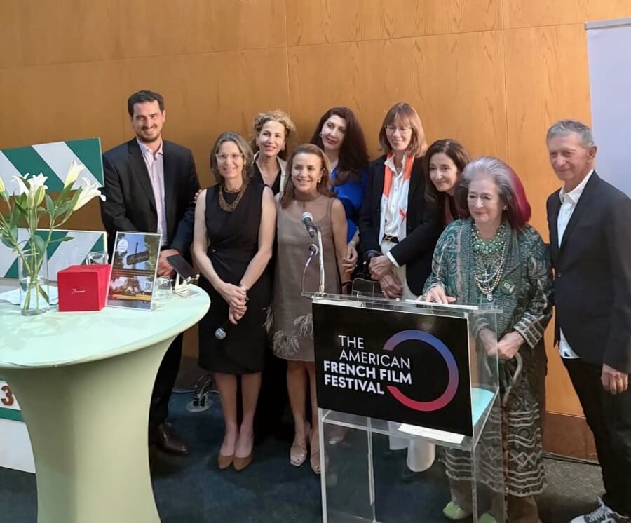 Joan Agajanian Quinn honored by the Alliance Française de Los Angeles as the recipient of the Prix Alliance 2025 at The American French Film Festival held at the Director’s Guild of America 