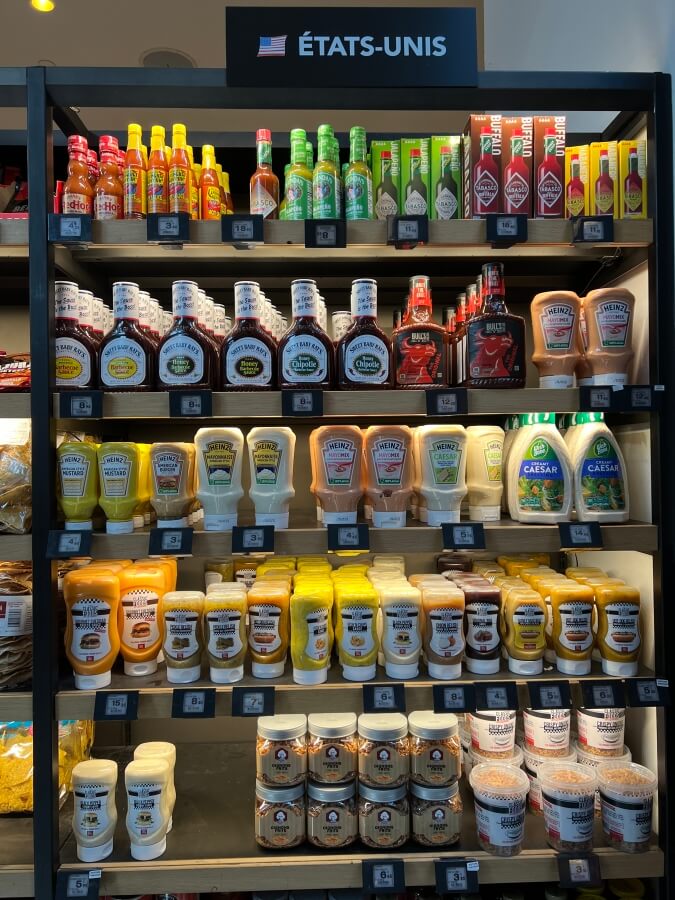 American products for sale in France