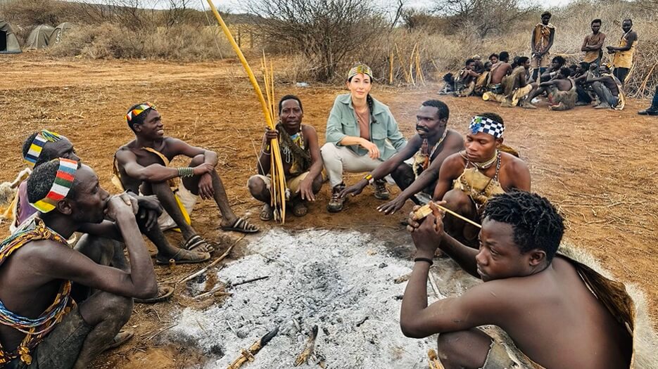 Erica Simone http://www.ericasimone.com with the Maasai People in Tanzania