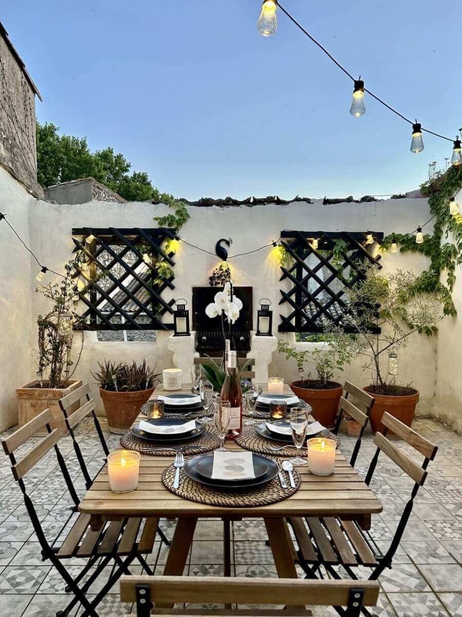 The rooftop terrace on Maison Bize fractional apartment
