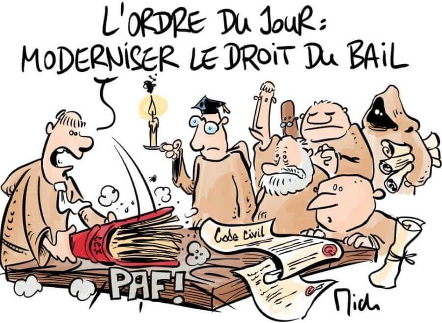A French cartoon joke