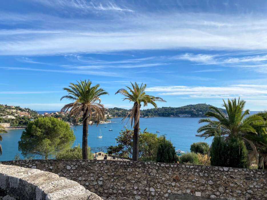 View of Villefranche-sur-Mer from the Basse Corniche