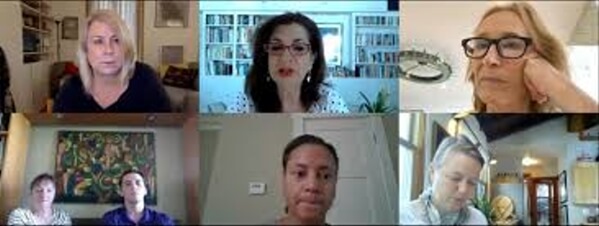 Screenshot of an Adrian Leeds Group Zoom group consultation