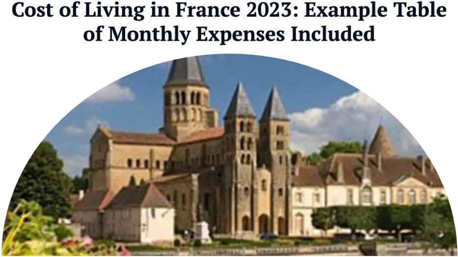 Meme for the cost of living in France report 2023