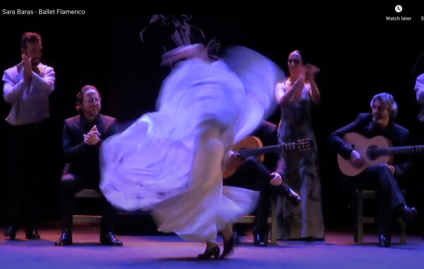 Sara Baras' whirling Flamenco dance