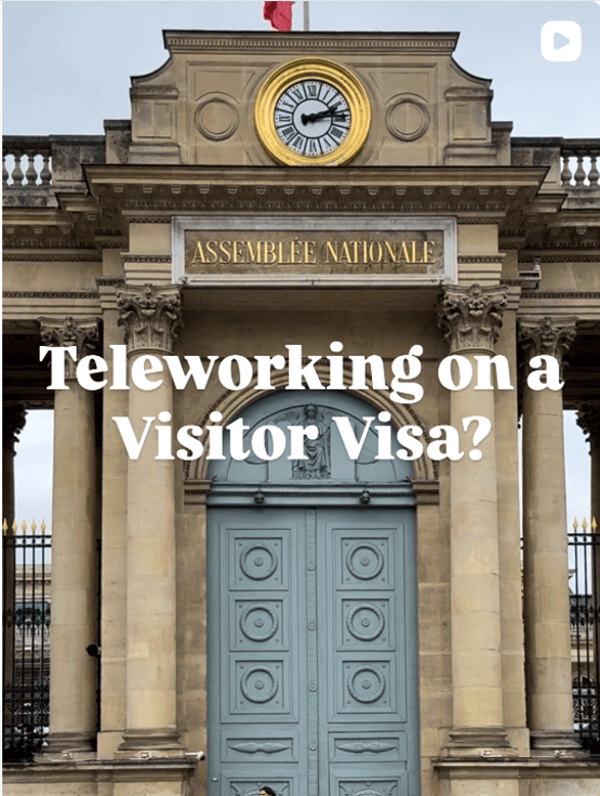 Daniel Tostado's meme for Teleworking on a French Visitor Visa