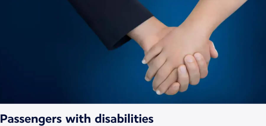 Air France meme for services for passengers with disabilities