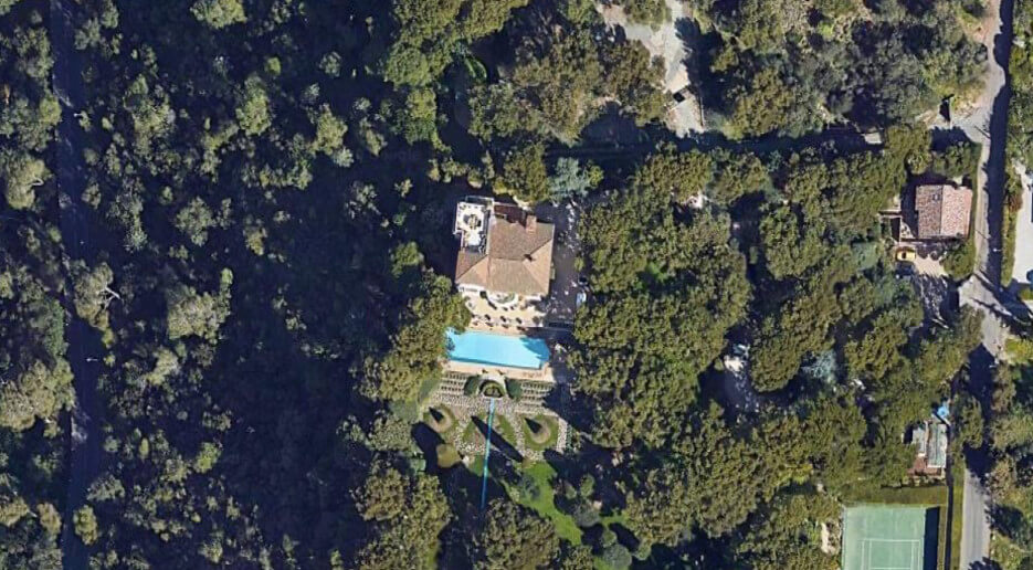 Elton John's estate on Mont Boron in Nice