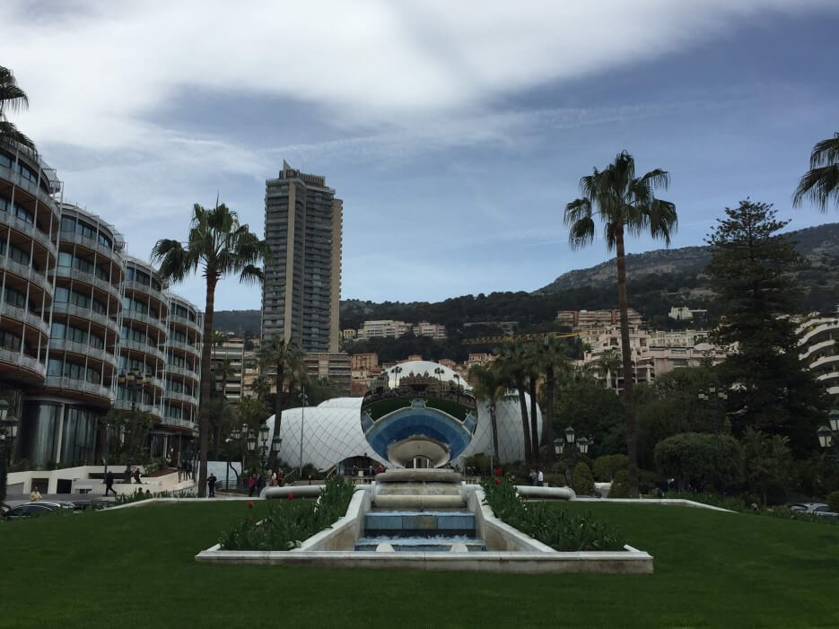 A view of Monaco on the French Rivera