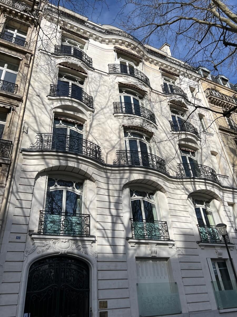 An apartment building in Paris