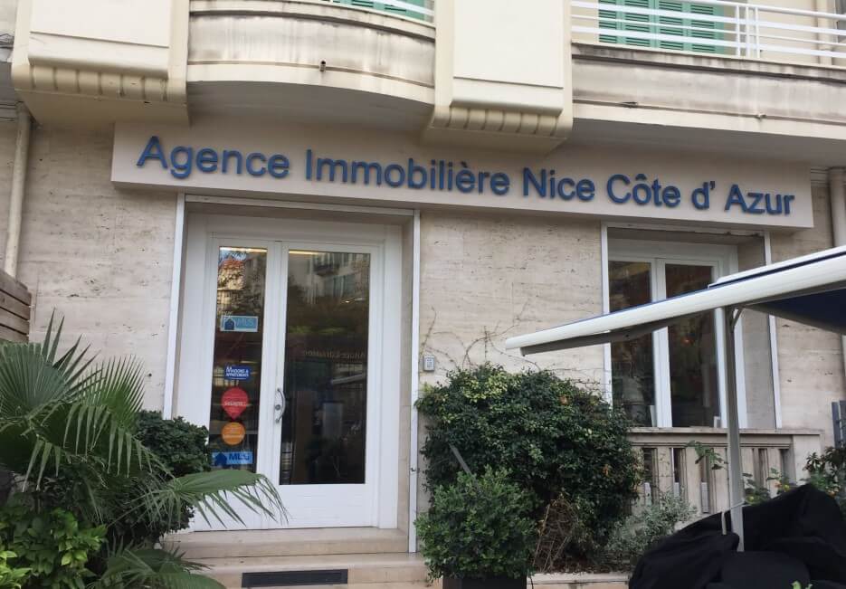 A real estate agency in France