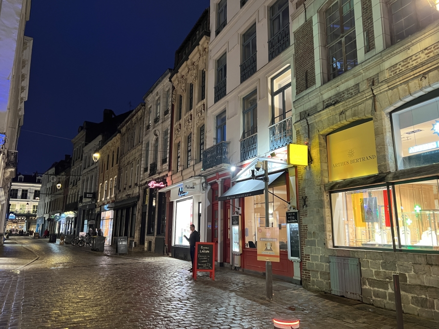 A street secen in Lille, France