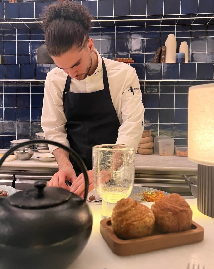 The chef at Peixes