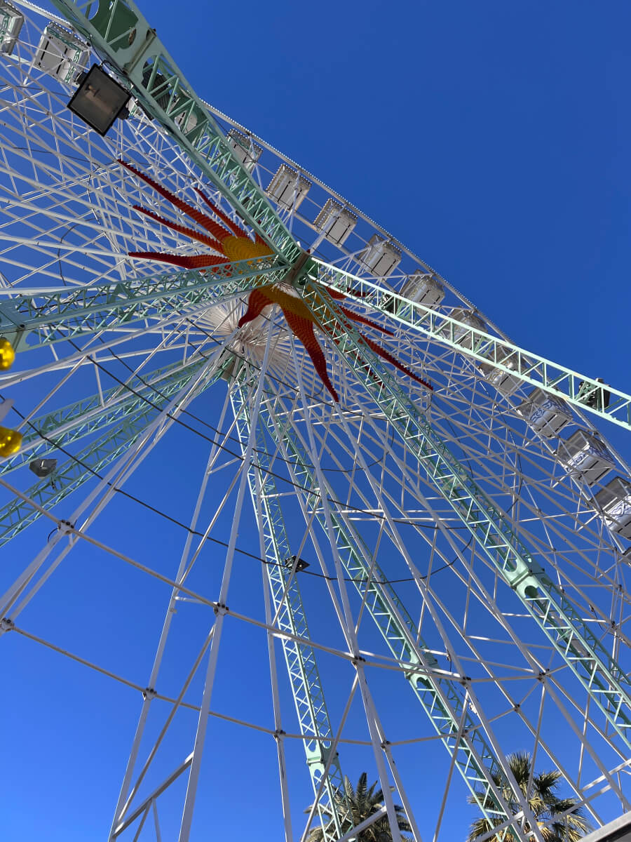 The grand Ferris Wheel in Nice, France