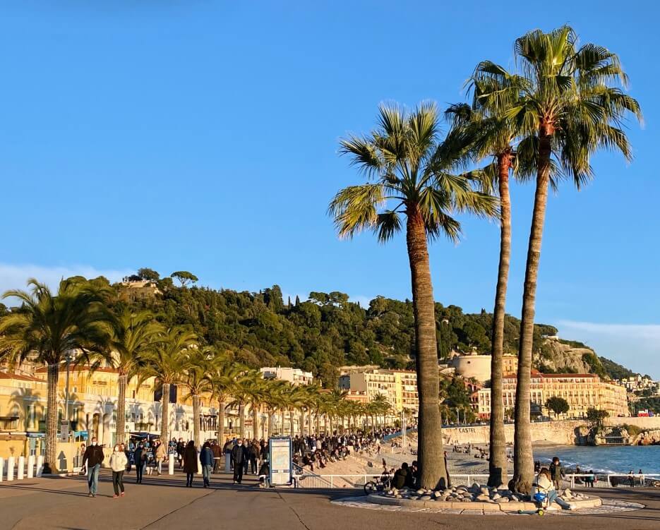 The Baie des Anges in Nice France