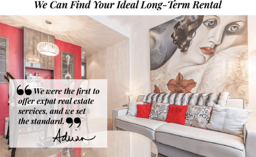 Splashpage meme for the Adrian Leeds Group's Long-Term Rental Search services