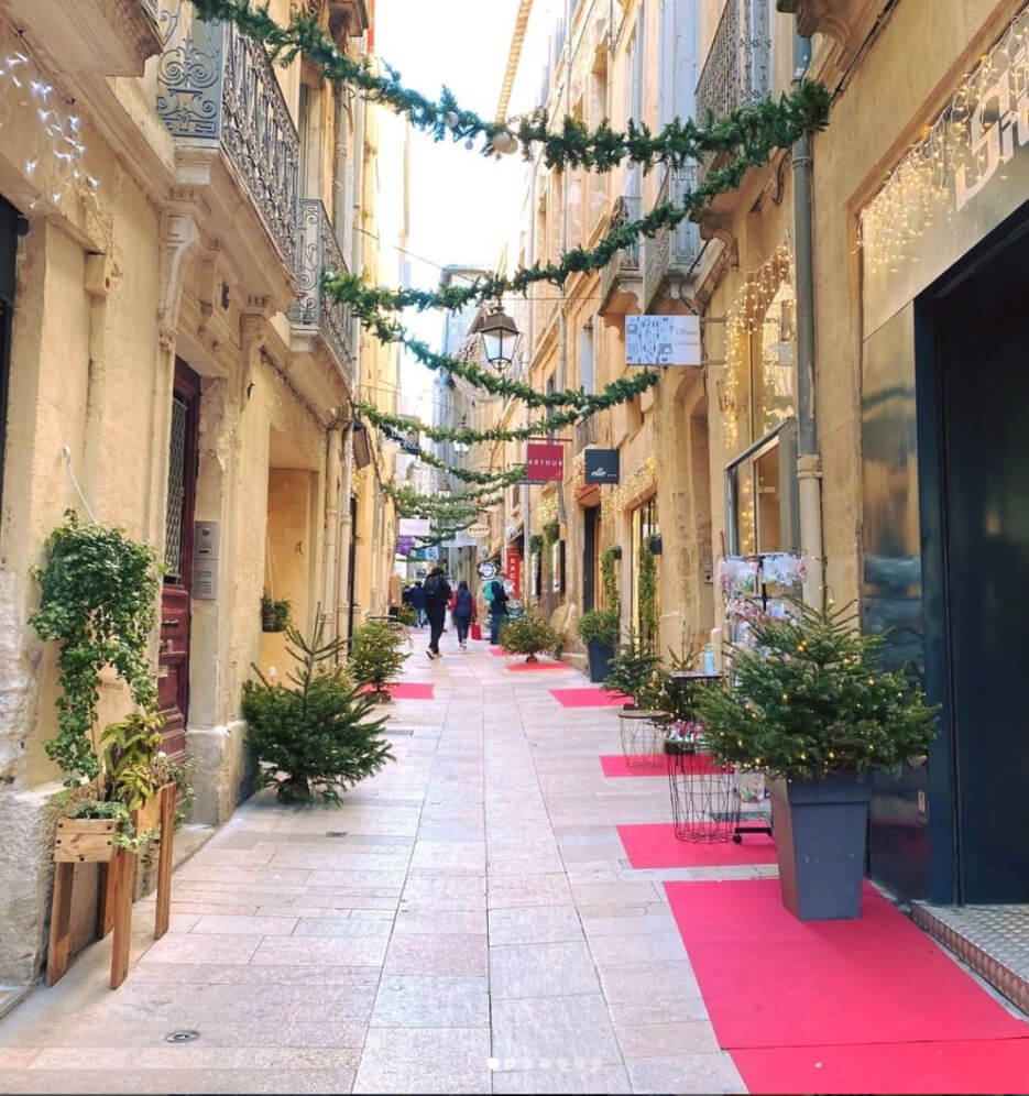 A street in Montpellier's historic center
