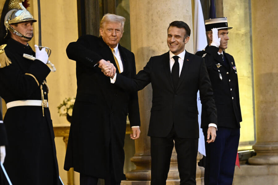 French President, Macron, visits the White House