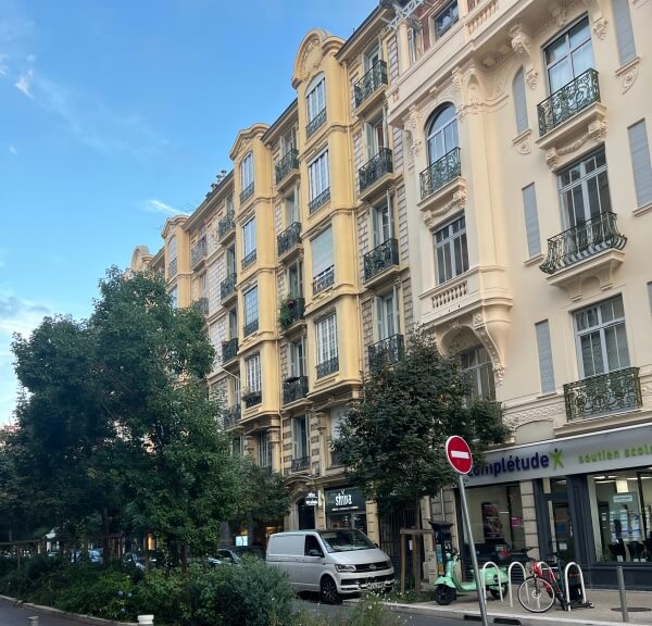 An apartment building in Nice, France