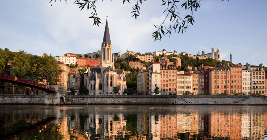 A view of Lyon across the river