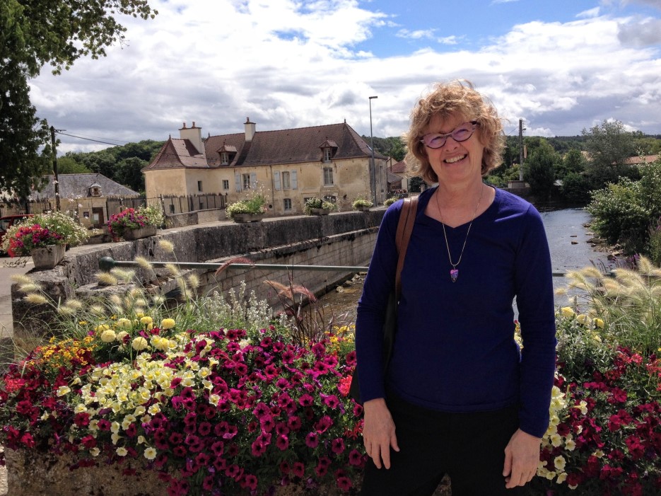 Author Janet Hulstrand in Essoyes France