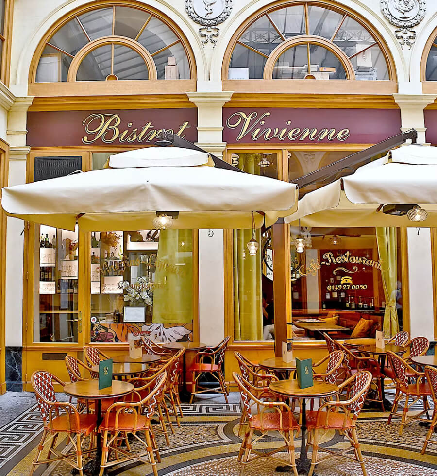 The exterior of Bistro Vivienne