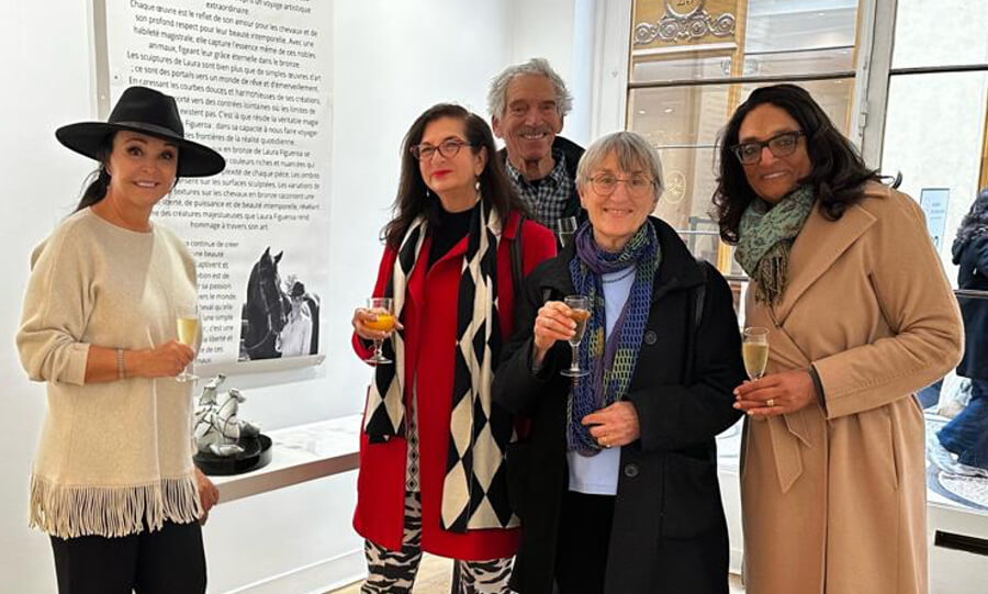 From left to right: Laura Figueroa, Adrian Leeds, Jeffrey Rauch, Geraldine Kaylor and Surinder Bains