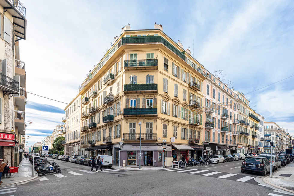 Exterior of building of 20 avenue du Maréchal Foch Nice