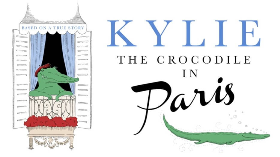 Kylie the Crocodile in Paris