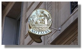 notaires sign