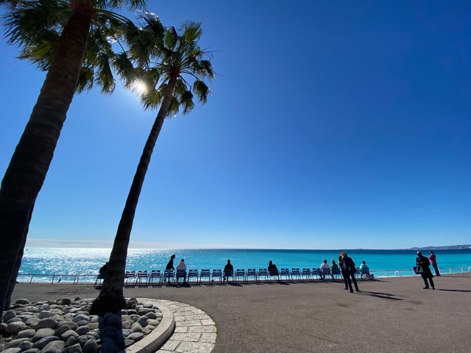 Photo of the Baie des Anges in Nice France