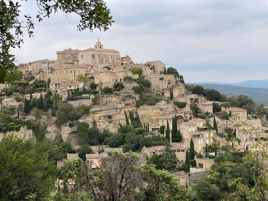 The hilltop village of Luberon