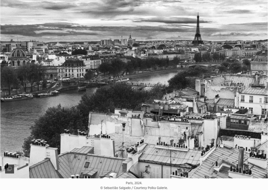 A Salgodo image on exhibit at the Hôtel de Ville in Paris, France