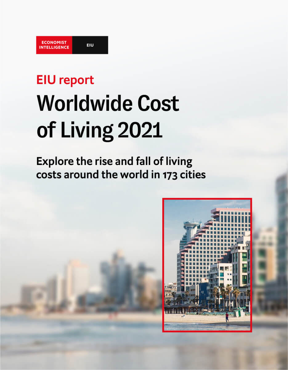 Cover for the Worldwide Cost of Living report