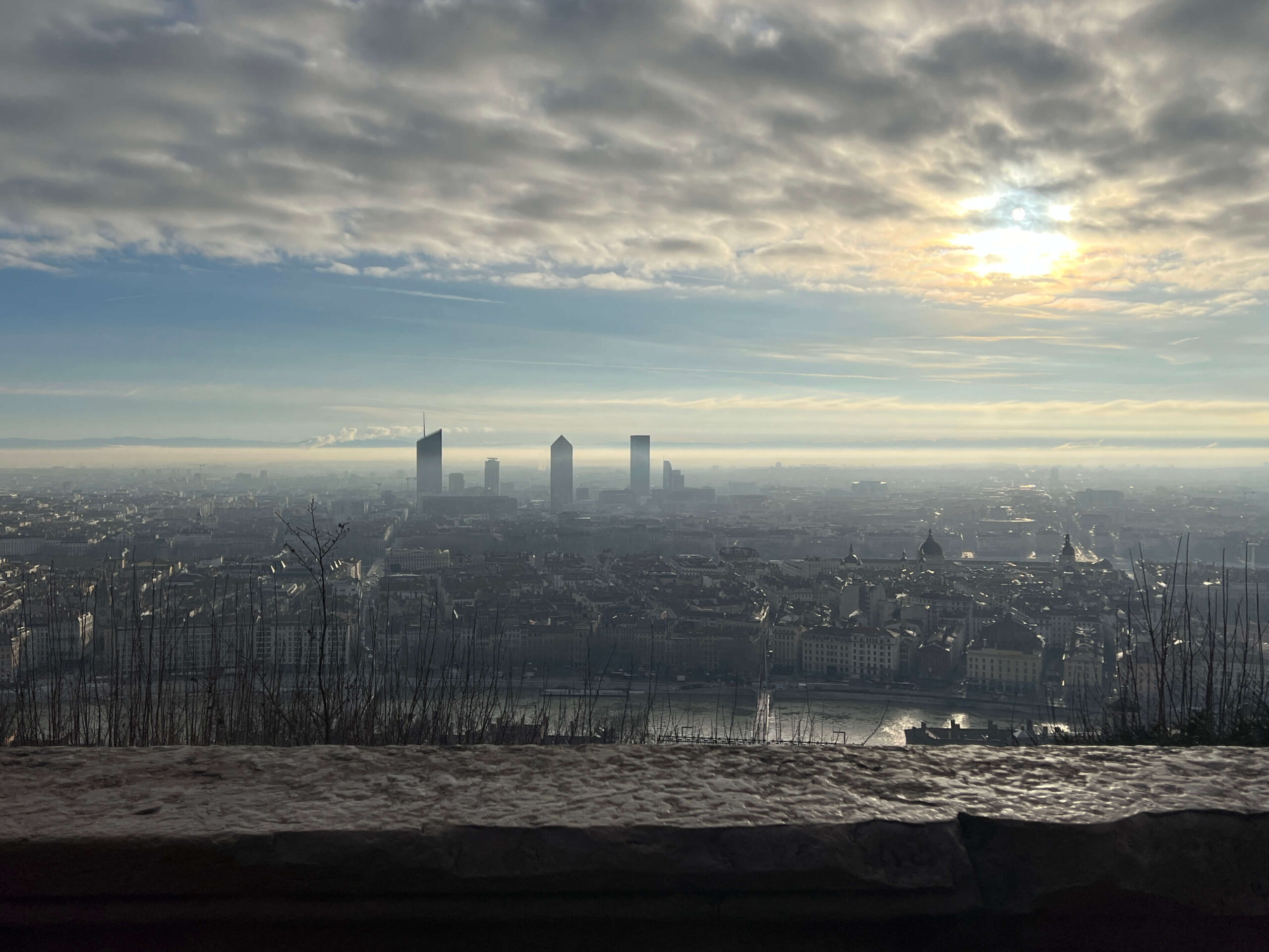A view of Lyon from the Fourvière