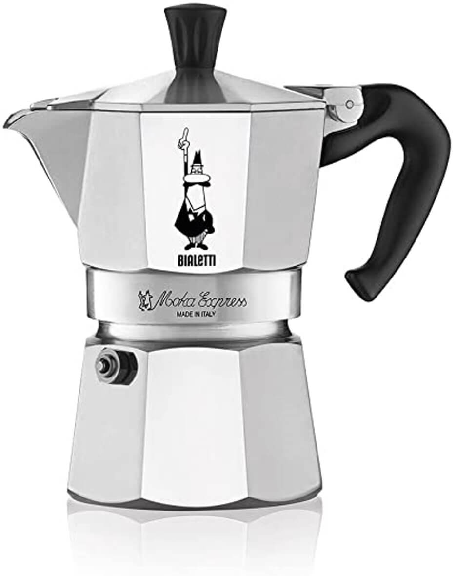 An example of an Italian stovetop espresso maker