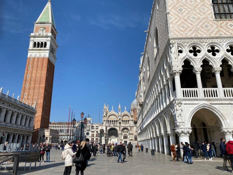 Another view of the Piazza San Marco in Venice, Italy