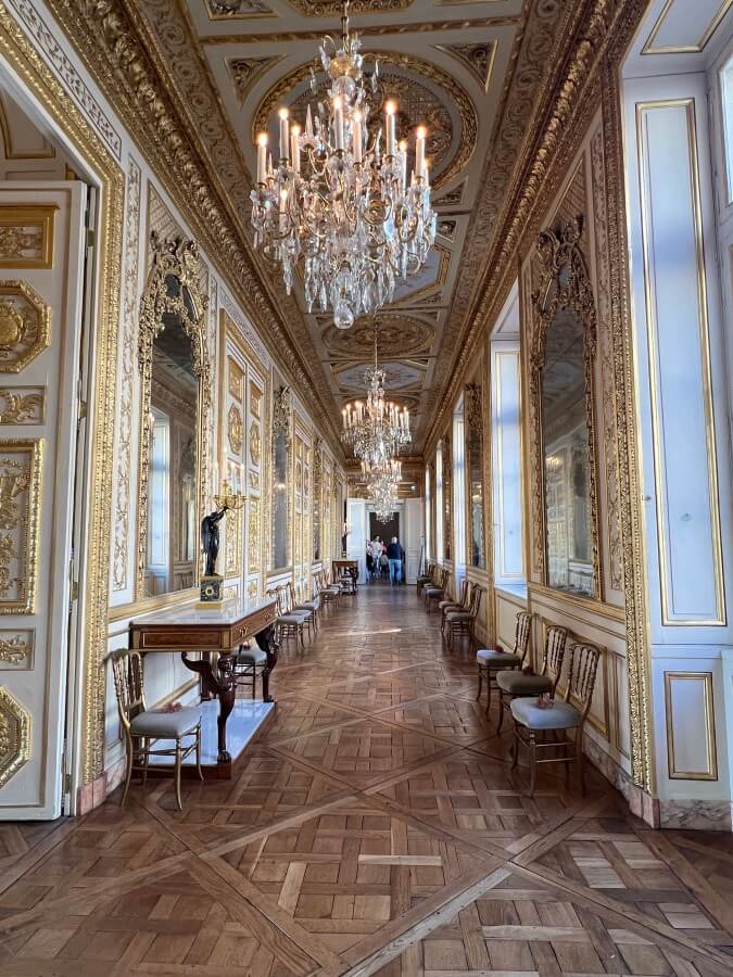 Inside The Hôtel de la Marine in Paris, France